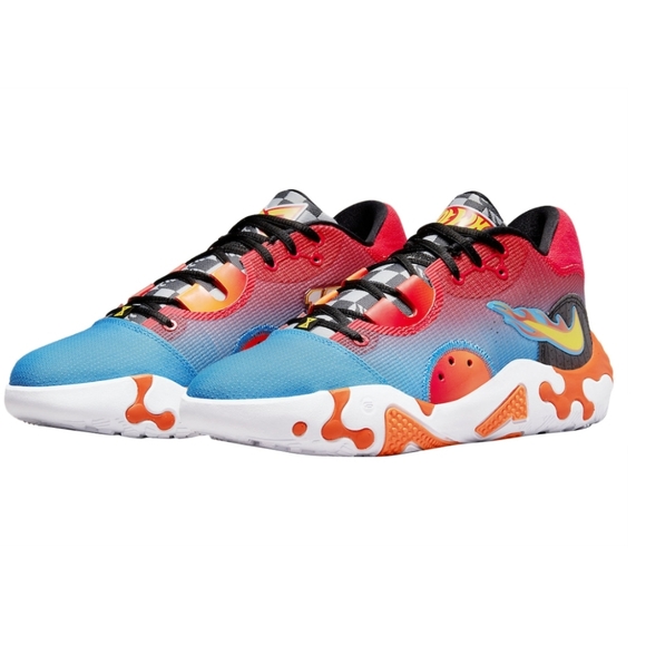 Nike PG 6 Hot Wheels Blue Paul George Basketball Shoes DH8446-400 Mens Size 11.5 - Picture 2 of 13